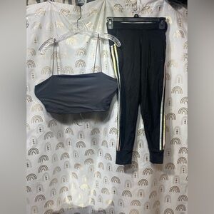 Adidas Black Slim Fit Bottom with SHEIN Top